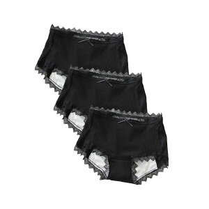 �y���������z[Bobo & Hanhan] �����p�V���[�c �T�j�^���[�V���[�c�y3���E5���Z�b�g�z �� �R��h�~ �ʋC�� ���f�B�[�X �V���[�c �����p��������p�����p���e�B�Y��V���[�c �K�[���Y �F�F3 black�A