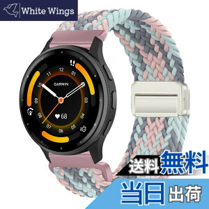 �y���������z[KeeFos] 22mm �o���h Garmin Venu 4 45mm/Venu 3 45mm/2/Forerunner 570 47mm/265/255/Vivoactive 4/Active�Ή� �����o���h �i�C�����f�� ���C�o�b�N�� �}�O�l�b�g���o�b�N�� �ւ��x���g �L�k�� �T�C�Y���� 