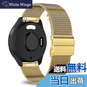 �y���������z[KeeFos] 20mm �o���h Garmin(�K�[�~��) Forerunner 570 42mm/165/245/645/Approach S50/S44/S42/Vivoactive 6/Vivoactive 5/Venu Sq 2/Sq/Venu 2 Plus �Ή� �����o���h ���� �ւ��x���g �X�e�����X�� �X�g���b�v �j��