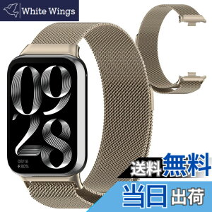 �y���������z[TOORQR] For �V���I�~Xiaomi Smart Band 8 Pro/Redmi Watch 4�Ή� �~���l�[�[�o���h �����o���h �h�K �X�e�����X�o���h ���z���� �����ȒP �j�����p �r�W �l�X�� �o���h �r���v�o���h Xiaomi Band