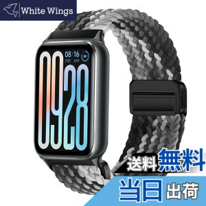 �y���������z[KeeFos] �o���h Xiaomi Smart Band 9 Pro/Xiaomi Smart Band 8 Pro/Redmi Watch 5/Redmi Watch 4 �Ή� �����o���h �i�C�����f�� ���C�o�b�N�� �}�O�l�b�g���o�b�N�� �ւ��x���g �݊��� �L�k�� �T�C�Y����