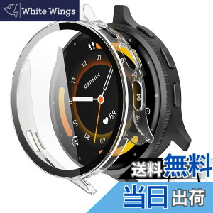 �y���������zINIAYOH For Garmin Venu 2 �J�o�[ �K�[�~�� Venu 2 �ی�P�[�X �����K���X�t�B����+���ϏՌ�PC�t���[�� ���˒ጸ �w��h�~ �y�ʃX�����݌v �F�F�N���A�A�T�C�Y�FVenu 3S