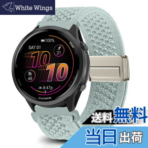 �y���������z[KeeFos] 22mm �o���h Garmin(�K�[�~��) Venu 4 45mm/Venu 3 45mm/2/Forerunner 570 47mm/265/255/Vivoactive 4/Active�Ή� �����o���h �i�C�����f�� ���C�o�b�N�� �}�O�l�b�g���o�b�N�� �ւ��x���g �҂ݕ� 