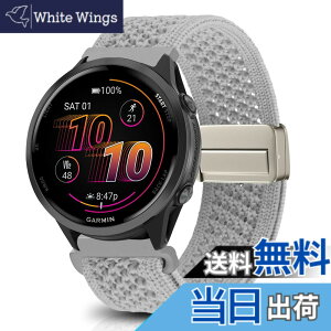 �y���������z[KeeFos] 22mm �o���h Garmin(�K�[�~��) Venu 4 45mm/Venu 3 45mm/2/Forerunner 570 47mm/265/255/Vivoactive 4/Active�Ή� �����o���h �i�C�����f�� ���C�o�b�N�� �}�O�l�b�g���o�b�N�� �ւ��x���g �҂ݕ� 