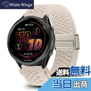 �y���������z[KeeFos] 22mm �o���h Garmin(�K�[�~��) Venu 4 45mm/Venu 3 45mm/2/Forerunner 570 47mm/265/255/Vivoactive 4/Active�Ή� �����o���h �i�C�����f�� ���C�o�b�N�� �}�O�l�b�g���o�b�N�� �ւ��x���g �҂ݕ� 
