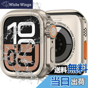 �y���������z[2 in 1�S���ی�]INIAYOH For Apple Watch �J�o�[ Apple Watch �ی�P�[�X �����K���X�t�B����+���ϏՌ�PC�t���[�� ���˒ጸ �h������ �w��h�~ �Ή� Series 10/9/8/7SE2/SE/6/5/4 �F�F�X�^�[���C�g�A