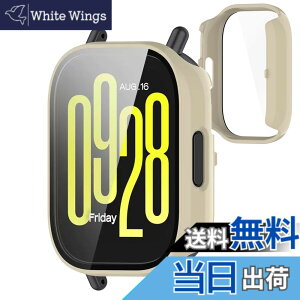 �y���������zJXRICH �Ή� xiaomi redmi watch 5 lite �P�[�X �Ή� �y�� PC+�����K���X �V���I�~ Redmi Watch 5 Lite �p �ی�J�o�[ �����x �����ȒP �ϏՌ� �S�ʕی� Redmi Watch 5 Lite �J�o�[�Ή� �F�F�z���C�g