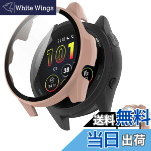 �y���������zINIAYOH For Garmin Forerunner 165 �J�o�[ �K�[�~�� Forerunner 165 �ی�P�[�X �����K���X�t�B����+���ϏՌ�PC�t���[�� ���˒ጸ �w��h�~ �y�ʃX�����݌v �F�F�s���N