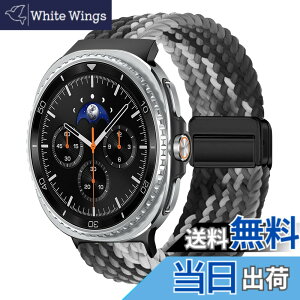 �y���������z[KeeFos] �o���h Samsung Galaxy Watch 8 40mm 44mm/Samsung Galaxy Watch 8 Classic 46mm 2025 �Ή� �����o���h �i�C�����f�� ���C�o�b�N�� �}�O�l�b�g���o�b�N�� �ւ��x���g �X�|�[�c �ґg�X�g���b�v 