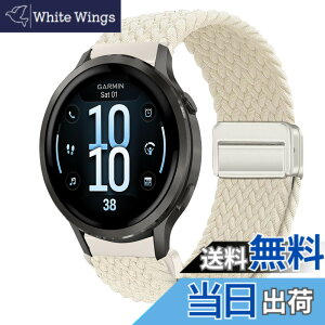 �y���������z[KeeFos] 18mm �o���h Garmin(�K�[�~��) Venu 4 41mm/Venu 3S 41mm/2S/Forerunner 265S/255S/255S Music/Vivoactive 4S 40mm/Vivomove 3S 39mm/Active S/Move 3S �Ή� �����o���h �i�C���� �ґg �ւ��x���g ���C�o�b�N���t