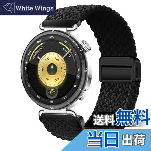 �y���������z[KeeFos] 18mm �o���h Huawei Watch GT6 41mm/GT5 Pro 42mm/GT5 41mm/GT4 41 mm/Huawei Watch 5 42mm �Ή� �����o���h �i�C���� �ґg �ւ��x���g ���C�o�b�N���t�� �}�O�l�b�g�� �����x���g �t�@�[�E�F�C 
