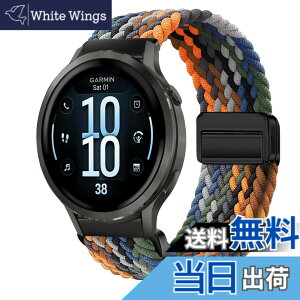 �y���������z[KeeFos] 18mm �o���h Garmin(�K�[�~��) Venu 4 41mm/Venu 3S 41mm/2S/Forerunner 265S/255S/255S Music/Vivoactive 4S 40mm/Vivomove 3S 39mm/Active S/Move 3S �Ή� �����o���h �i�C���� �ґg �ւ��x���g ���C�o�b�N���t