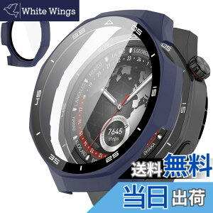 �y���������zJXRICH �Ή� HUAWEI WATCH GT4 �P�[�X �Ή� 46mm �y�� PC+�����K���X �t�@�[�E�F�CGT4 �p �ی�J�o�[ �����x �����ȒP �ϏՌ� �S�ʕی� WATCH GT 4�J�o�[ 46mm �J�o�[ �Ή� �F�F�u���[�A�T�C�Y