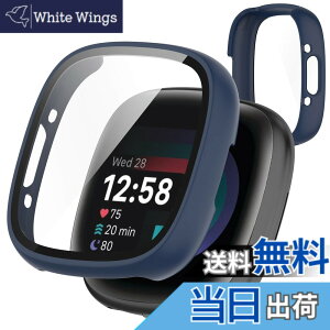 �y���������zTOORQR For Fitbit Sense 2/Versa 4 �P�[�X Fitbit Sense 2/Versa 4 �J�o�[ PC�f�� �J�o�[ �K���X�t�B������̌^ �S�ʕی� �ϏՌ� �y�� �w��h�~ ���h�~ �L�Y�h�~ �h�o ���{���Ɏq�� �F�F�u���[