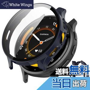 �y���������zJXRICH �Ή� Garmin Venu 3 �P�[�X �Ή� 45mm �y�� PC+�����K���X �K�[�~�� Venu3�p �ی�J�o�[ �����x �����ȒP �ϏՌ� �S�ʕی� venu 3 �p �J�o�[ 45mm �P�[�X�Ή� �F�F�u���[�A�T�C�Y�FGarmin