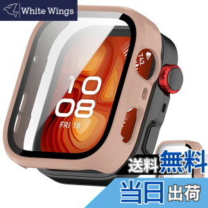�y���������zJXRICH �Ή� HUAWEI WATCH FIT 4 Pro �P�[�X �Ή� �y�� PC+�����K���X �ی�J�o�[ �����x �����ȒP �ϏՌ� �S�ʕی� �t�@�[�E�F�CWATCH FIT 4 Pro �J�o�[�Ή� �F�F�s���N