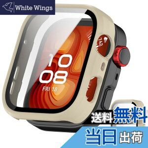 �y���������zJXRICH �Ή� HUAWEI WATCH FIT 4 Pro �P�[�X �Ή� �y�� PC+�����K���X �ی�J�o�[ �����x �����ȒP �ϏՌ� �S�ʕی� �t�@�[�E�F�CWATCH FIT 4 Pro �J�o�[�Ή� �F�F�z���C�g