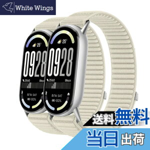 �y���������z[Odejaa] 2�{�Z�b�g �R���p�`�u�� Xiaomi Smart Band 10/9/8 �����o���h mi band 9 �ւ��o���h mi strap 8 �����x���g �i�C���� �҂ݍ��� �f�� �}�W�b�N�e�[�v���� �ϋv�� �e�͐� �L�k�� �_� 