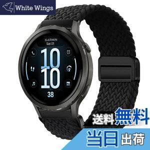 �y���������z[KeeFos] 18mm �o���h Garmin(�K�[�~��) Venu 4 41mm/Venu 3S 41mm/2S/Forerunner 265S/255S/255S Music/Vivoactive 4S 40mm/Vivomove 3S 39mm/Active S/Move 3S �Ή� �����o���h �i�C���� �ґg �ւ��x���g ���C�o�b�N���t