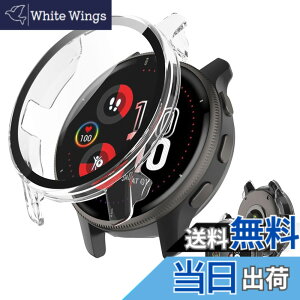 �y���������zJXRICH �Ή� Garmin Venu 3 �P�[�X �Ή� 45mm �y�� PC+�����K���X �K�[�~�� Venu3�p �ی�J�o�[ �����x �����ȒP �ϏՌ� �S�ʕی� venu 3 �p �J�o�[ 45mm �P�[�X�Ή� �F�F�N���A�A�T�C�Y�FGARMIN