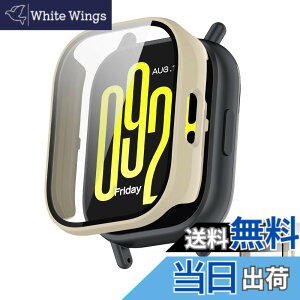 �y���������zINIAYOH For Redmi Watch 5 Lite �J�o�[ �i�V���I�~�jRedmi Watch 5 Lite �ی�P�[�X �����K���X�t�B����+���ϏՌ�PC�t���[�� ���˒ጸ �w��h�~ �y�ʃX�����݌v �F�F�z���C�g�A�T�C�Y�F5 Active