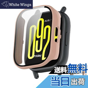 �y���������zINIAYOH For Redmi Watch 5 Lite �J�o�[ �i�V���I�~�jRedmi Watch 5 Lite �ی�P�[�X �����K���X�t�B����+���ϏՌ�PC�t���[�� ���˒ጸ �w��h�~ �y�ʃX�����݌v �F�F�s���N�A�T�C�Y�F5 Active