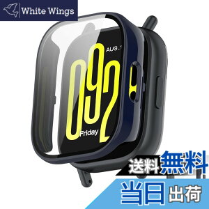 �y���������zINIAYOH For Redmi Watch 5 Lite �J�o�[ �i�V���I�~�jRedmi Watch 5 Lite �ی�P�[�X �����K���X�t�B����+���ϏՌ�PC�t���[�� ���˒ጸ �w��h�~ �y�ʃX�����݌v �F�F�u���[�A�T�C�Y�F5 Active