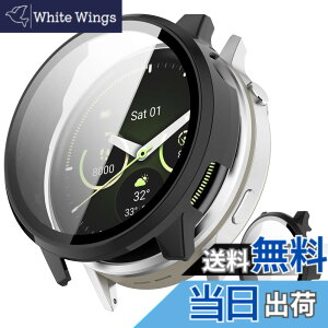 �y���������zINIAYOH For Garmin Venu 2 �J�o�[ �K�[�~�� Venu 2 �ی�P�[�X �����K���X�t�B����+���ϏՌ�PC�t���[�� ���˒ጸ �w��h�~ �y�ʃX�����݌v �F�F�u���b�N�A�T�C�Y�FVenu 4 41mm