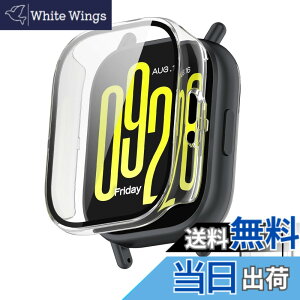 �y���������zINIAYOH For Redmi Watch 5 Lite �J�o�[ �i�V���I�~�jRedmi Watch 5 Lite �ی�P�[�X �����K���X�t�B����+���ϏՌ�PC�t���[�� ���˒ጸ �w��h�~ �y�ʃX�����݌v �F�F�N���A�A�T�C�Y�F5 Active