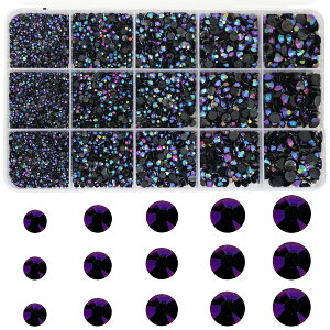 �y���������z9600�� �l�C���X�g�[�� ���C���X�g�[�� BetterJonny 5�T�C�Y �l�C���X�g�[�� �l�C�� �f�R �p�[�c ��|�p�[�c DIY �l�C���p�[�c �l�C�� ������(2/3/4/5/6mm) �F�FBlack AB