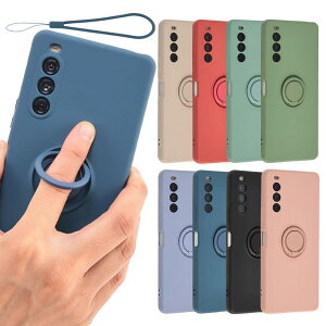 �y���������zXperia 10 V �P�[�X �V���R�� �����O Xperia10V �\�t�g�P�[�X �J�o�[ �X�}�z�P�[�X ���^ �ی� �ϏՌ� SO-52D SO52D SOG11 A302SO XQ-DC44 �G�N�X�y���A10�}�[�N5 docomo au softbank UQmobile �y�V���o�C��