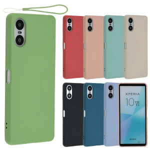 �y���������zXperia 10 VI �V���R�� �P�[�X Xperia10VI �J�o�[ �X�}�z�P�[�X ���^ �ی� �ϏՌ� SO-52E SO52E SOG14 A402SO XQ-ES44 �G�N�X�y���A10�}�[�N6 docomo au softbank UQmobile SIM�t���[ B049 �F�F�O���[���A�T�C