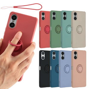 �y���������zXperia 10 VI �P�[�X �V���R�� �����O Xperia10VI �\�t�g�P�[�X �J�o�[ �X�}�z�P�[�X ���^ �ی� �ϏՌ� SO-52E SO52E SOG14 A402SO XQ-ES44 �G�N�X�y���A10�}�[�N6 docomo au softbank UQmobile SIM�t���[ B04