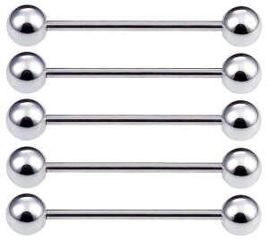 �y���������z[From da Phactory] 5�Z�b�g �T�[�W�J���X�e�����X ��s�A�X �X�g���[�g�o�[�x�� �{�f�B�s�A�X �����A�����M�[�Ή� �����ςȂ� �s�A�X �F�F�V���t�g28mm�{�[��5mm�A�T�C�Y�F14G