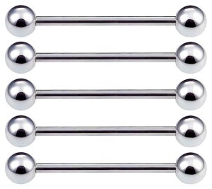 �y���������z[From da Phactory] 5�Z�b�g �T�[�W�J���X�e�����X ��s�A�X �X�g���[�g�o�[�x�� �{�f�B�s�A�X �����A�����M�[�Ή� �����ςȂ� �s�A�X �F�F�V���t�g18mm�{�[��4mm�A�T�C�Y�F14G