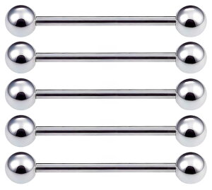 �y���������z[From da Phactory] 5�Z�b�g �T�[�W�J���X�e�����X ��s�A�X �X�g���[�g�o�[�x�� �{�f�B�s�A�X �����A�����M�[�Ή� �����ςȂ� �s�A�X �F�F�V���t�g22mm�{�[��4mm�A�T�C�Y�F14G