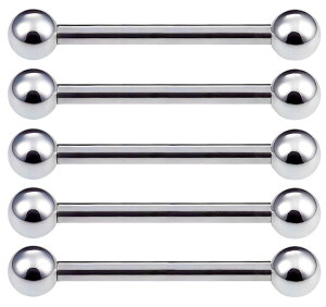 �y���������z[From da Phactory] 5�Z�b�g �T�[�W�J���X�e�����X ��s�A�X �X�g���[�g�o�[�x�� �{�f�B�s�A�X �����A�����M�[�Ή� �����ςȂ� �s�A�X �F�F�V���t�g14mm�{�[��3mm�A�T�C�Y�F18G