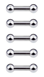 �y���������z[From da Phactory] 5�Z�b�g �T�[�W�J���X�e�����X ��s�A�X �X�g���[�g�o�[�x�� �{�f�B�s�A�X �����A�����M�[�Ή� �����ςȂ� �s�A�X �F�F�V���t�g4mm�{�[��2.5mm�A�T�C�Y�F16G