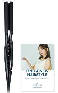 �y���������z�y�����X�g�A����z���t�@�r���[�e�b�N �X�g���[�g�A�C����+ �K�C�h�u�b�N �Z�b�g/ReFa BEAUTECH STRAIGHT IRON + GUIDE BOOK Set �F�F�u���b�N�A�T�C�Y�F��266mm×29mm×32mm