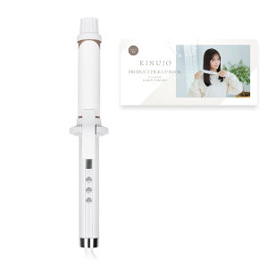 �y���������z�y����EC���� �R���{�K�C�h�u�b�N�t���z�����`KINUJO�`CURL IRON �J�[���A�C���� �S3�T�C�Y �V���N�v���[�g�̗p 11�i�K���x�؂�ւ� �C�O�Ή� �F�F�z���C�g�A�T�C�Y�F32mm