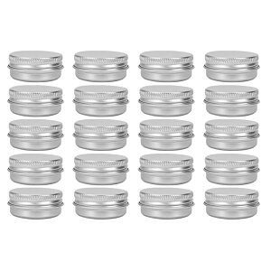 �y���������zBESTOYARD �N���[���P�[�X �A���~�ʁi10g 15g 30g�j�l�ߑւ��e�� ���ϕi�p �A���~�l�W�L���b�v�� �������ۃP�[�X ���ϕi ���[ �ۑ� ������ �e�� �l�C���p�[�c �������� �V���o�[ 9��