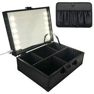 �y���������zAKUSTOK ���C�N�{�b�N�X ���t�� LED�Ɩ� ���^�� ��e�� �v���p USB�ڑ� �u���V�z���_�[ �F�FBlack