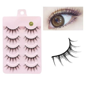 �y���������zPhilimumu ���܂� �i�`�������������� ��������Œ��y�ʁE�_�炩�������܂� �ڐK���b�V���f�U�C�� ���S�҂ł��ȒP ����g����false eyelashes 5�y�A �F�F�u���b�N�A�T�C