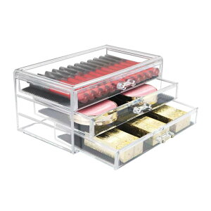 �y���������zsiawadeky ���g ���[�P�[�X ���ϕi���[�{�b�N�X 3�i �����o���f�U�C�� ���� ��e�� �h�o �h�� �A�N������ ���b�v�O���X �}�X�J�� ���ϕi �������� �A�N�Z�T���[ �ۊ� �{�b�N�X ���