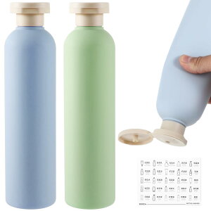 �y���������z�l�ߑւ��p �V�����v�[�E�R���f�B�V���i�[ �{�g�� 400ml 2�{�Z�b�g ���s�p �g�� ��e�� �R��h�~ ������� (�O���[��+�u���[) �F�F��+�΁A�T�C�Y�F400ML