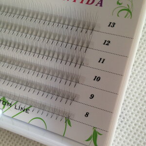 �y���������z3 D Premade Fans ���܂� C�J�[�� 0.07mm 8~13mm���������܂��G�N�X�e �Z���łӂ���Ƃ����ڂ��،��� �����p ���܂� �F�F�u���b�N�A�T�C�Y�F8mm To 13mm