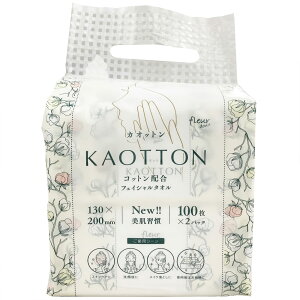 �y���������z�ۍg�t�H���X�g�����N�X(Marubeni Forest Linx) �g���̂ă^�I�� fleurdoux �t���[���h�D KAOTTON �J�I�b�g�� �R�b�g���z�� �g���̂� �t�F�C�V�����^�I�� �z���C�g ��13×20cm 100����×2�Z�b