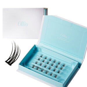 �y���������zOllio �I�[���I �V���O�� �O���[�s�v �������܂� 24���Z�b�g �؍��R�X�� (Voluminous S, 8mm (3��)) �F�F�u���b�N�A�T�C�Y�F8mm (3��)