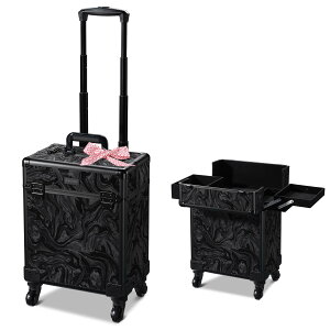 �y���������zBYOOTIQUE ���^ ���C�N�L�����[�P�[�X �L���X�^�[�t�� ���t�� ��e�� �F�F�u���b�N, Black�A�T�C�Y�FM