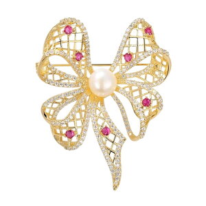 【送料無料】FASELE ブローチ コサージュ キュート 可愛い 卒業式 入学式 セレモニー ジルコニア フォーマル ジャケット スーツ ギフト 結婚式 お呼ばれ ドレス パーティー ピン おしゃれ 輝き